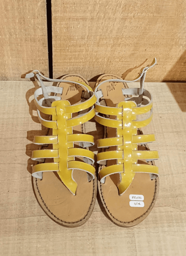 Sandales Yukka jaunes - taille 38