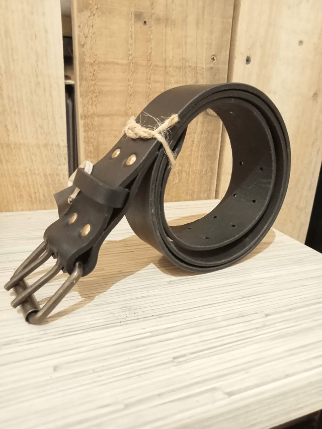 Ceinture unisexe - Double ardillon - Taille 42 